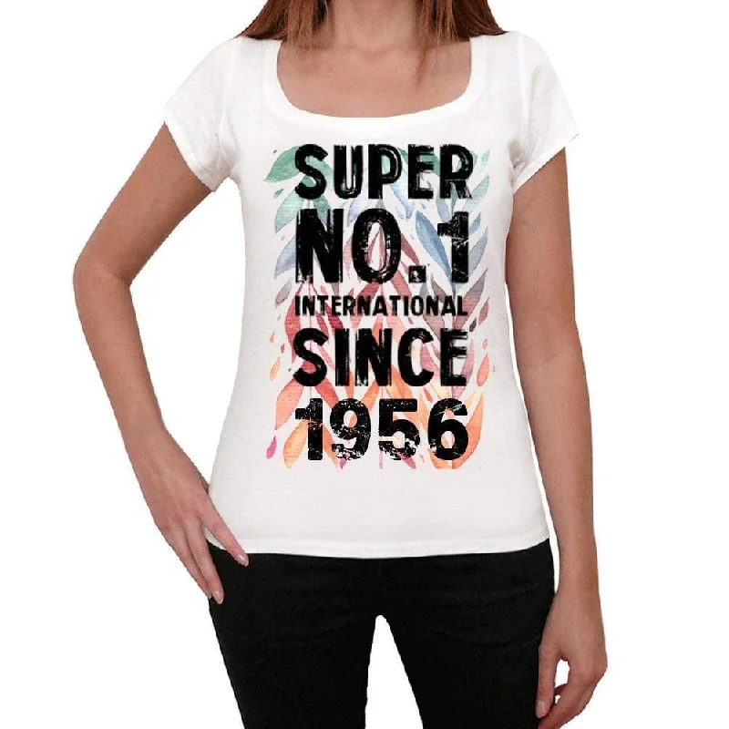 1956, Super No.1 Since 1956 Women's T-shirt White Birthday Gift 00505