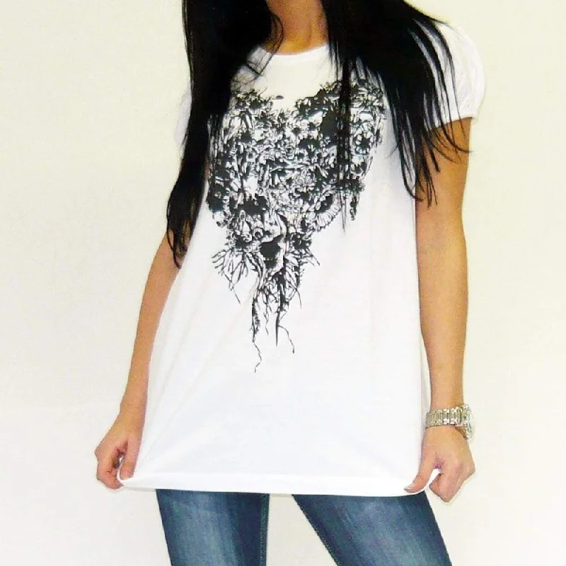 Jungle-Heart : Women's Tunic short-sleeve ONE IN THE CITY 00271