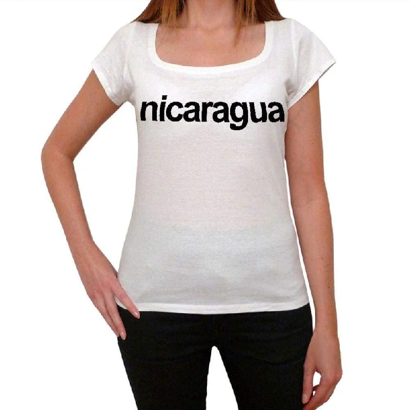 Nicaragua Women's Short Sleeve Scoop Neck Tee 00068