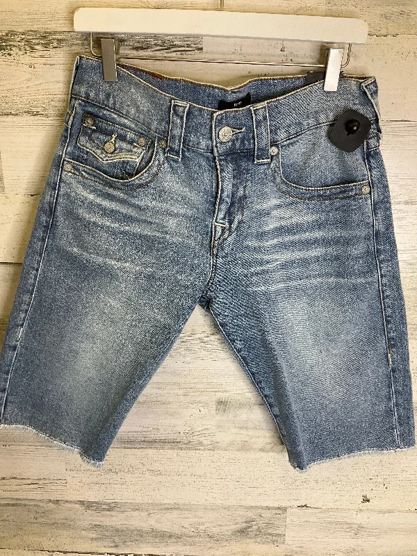 Shorts By True Religion In Blue Denim, Size: 6