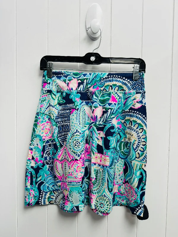 Skirt Designer By Lilly Pulitzer In Blue & Green, Size: Xs