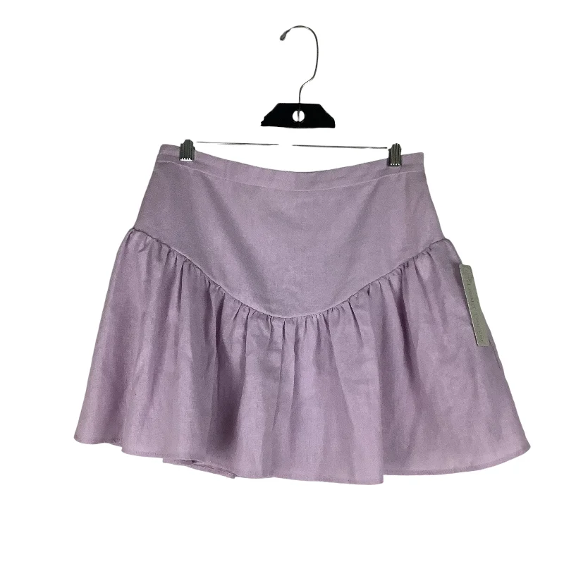 Skirt Mini & Short By Clothes Mentor In Purple, Size: M