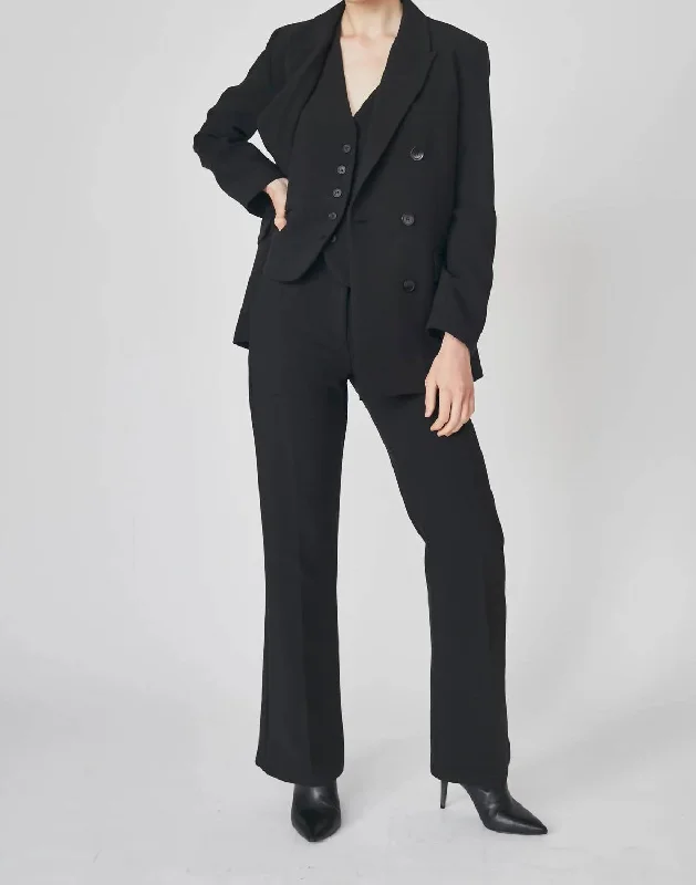 Loren Tailored Pants In Black