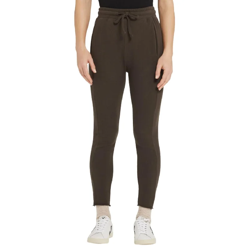 Rogue French Terry Everyday Pant In Brown