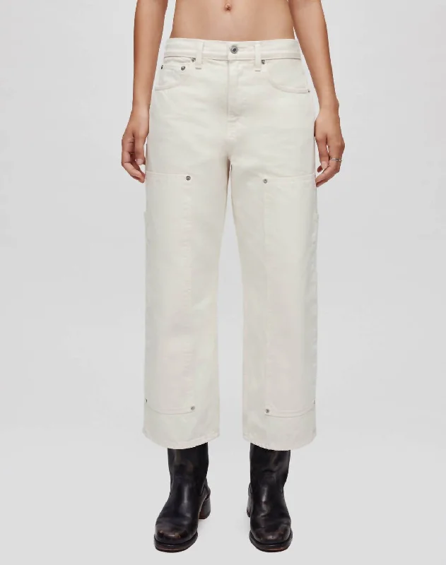 Women's The Shortie Jean In Vintage White