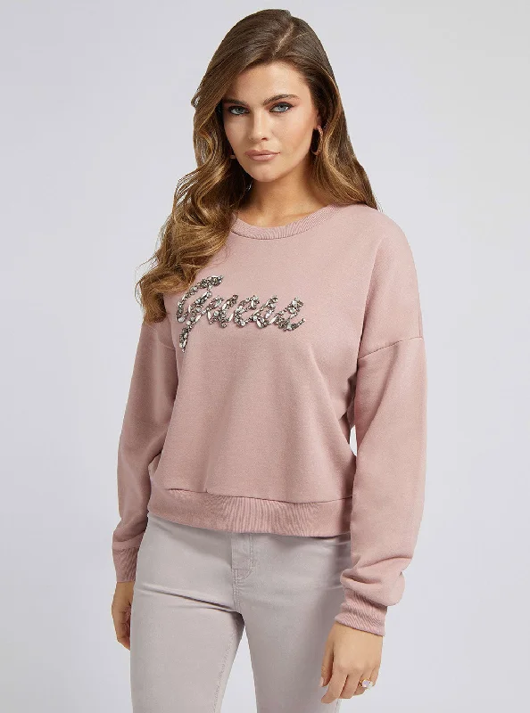 Eco Rosy Violet Manila Logo Jumper