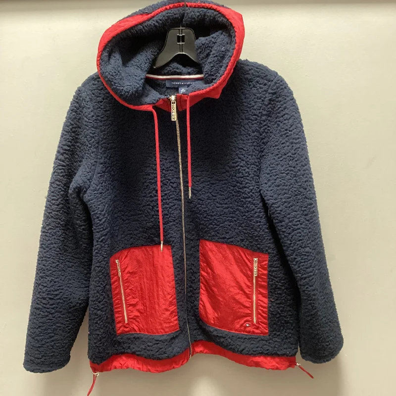 Jacket Fleece By Tommy Hilfiger In Blue, Size: Xs