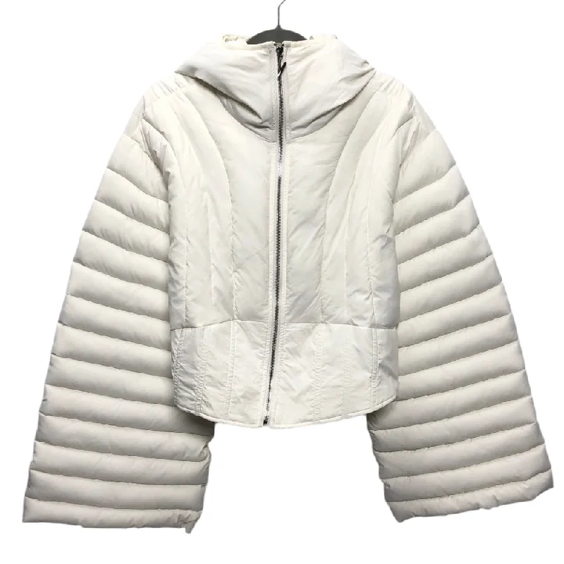 Jacket Puffer & Quilted By Cmc In Ivory, Size: 2x