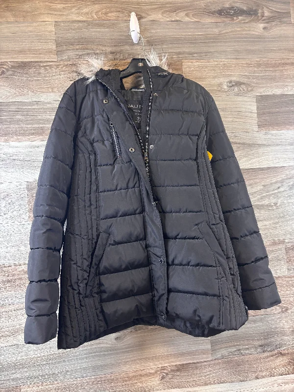 Jacket Puffer & Quilted By Nautica In Black, Size: Xl