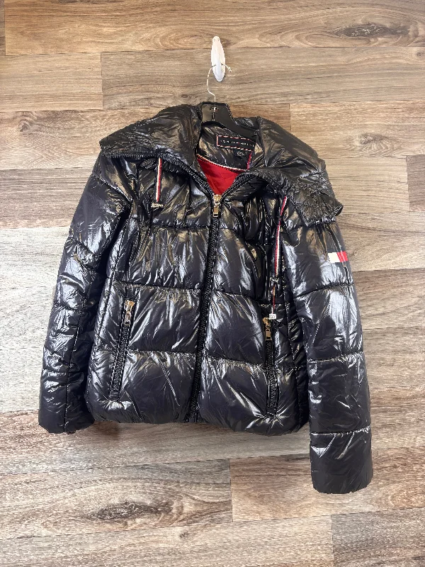 Jacket Puffer & Quilted By Tommy Hilfiger In Black, Size: Xs