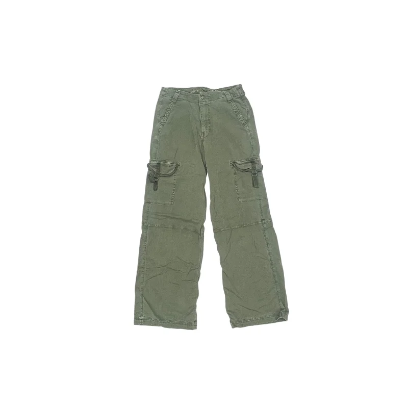 Pants Cargo & Utility By American Eagle In Green, Size:4