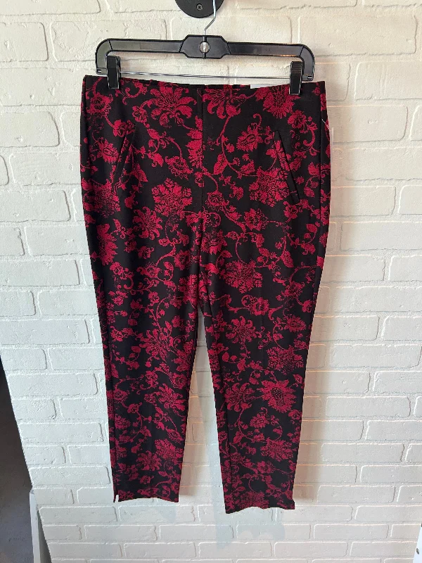 Pants Other By Chicos In Black & Red, Size: 8