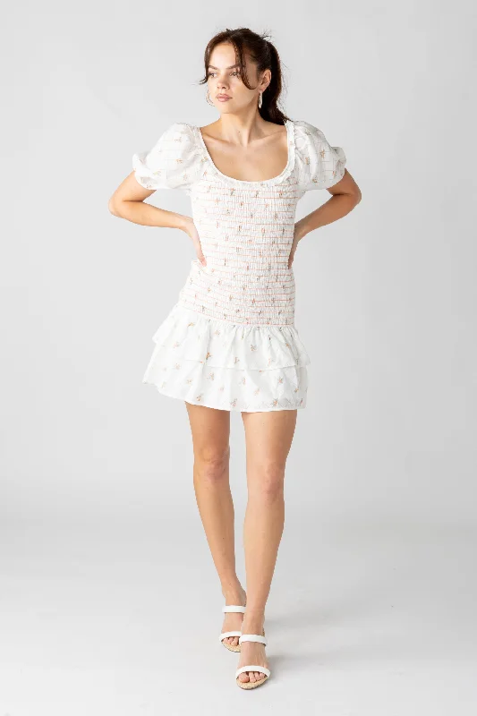 SALE- Margot Floral Smocked Dress