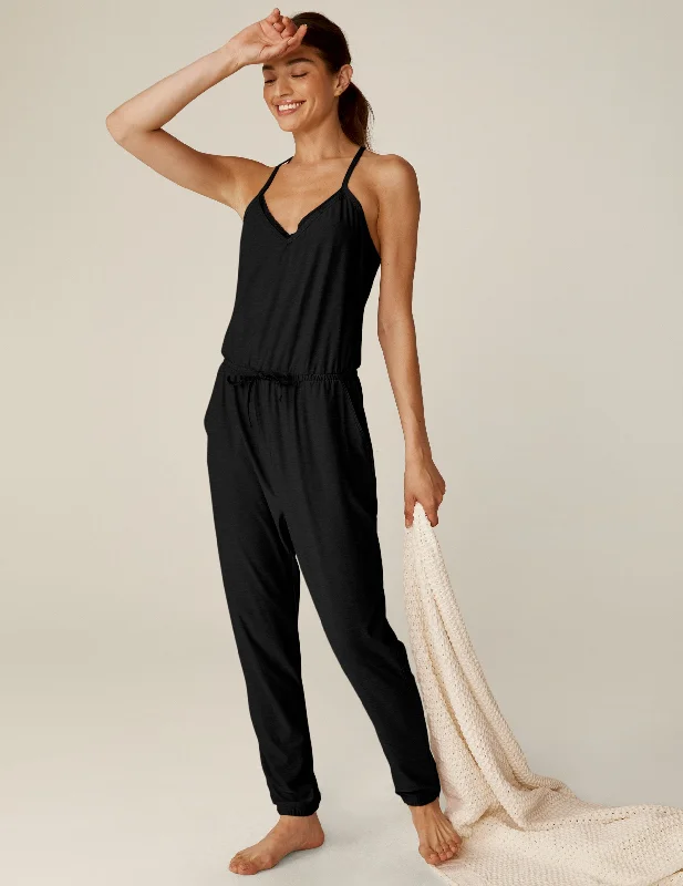 Featherweight Dream Lace Racerback Jumpsuit