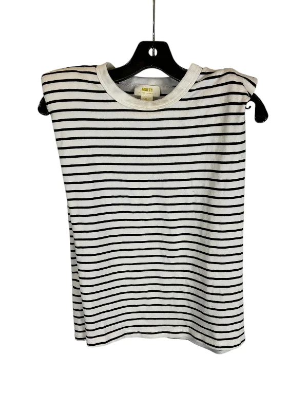 Top Sleeveless Basic By Maeve In Striped Pattern, Size: Xs