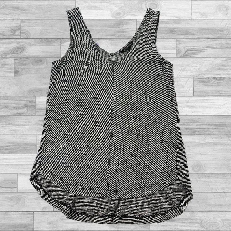 Top Sleeveless By Banana Republic In Black & White, Size: Xs