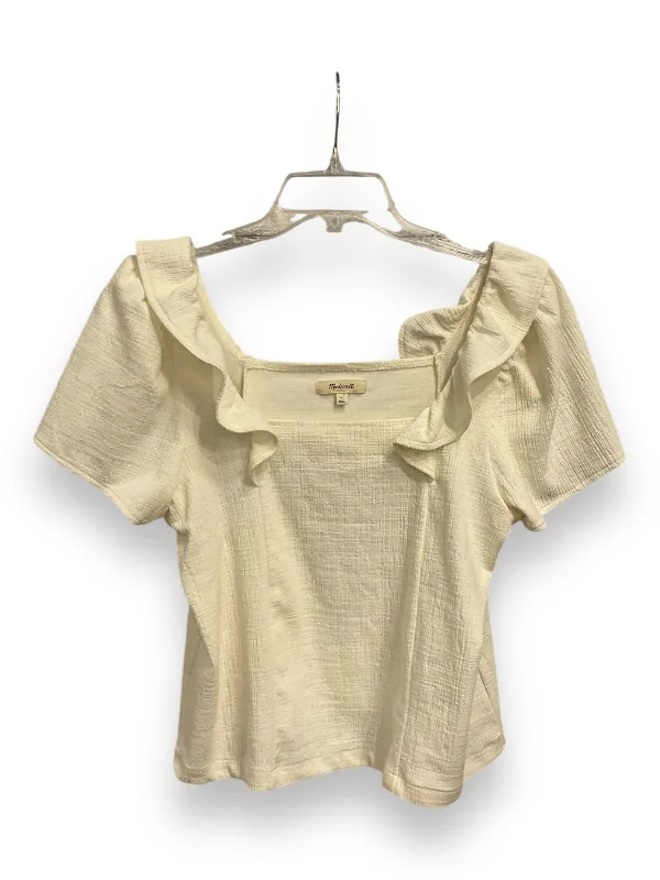 Top Sleeveless By Madewell In Cream, Size: M