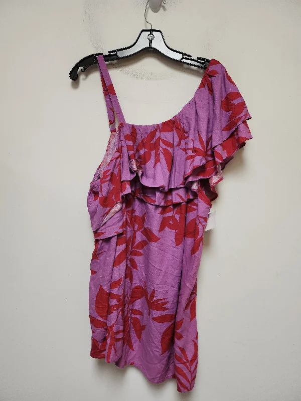 Top Sleeveless By Old Navy In Purple, Size: 3x