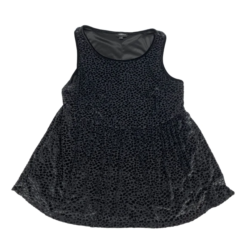 Top Sleeveless By Torrid In Black, Size: 1x