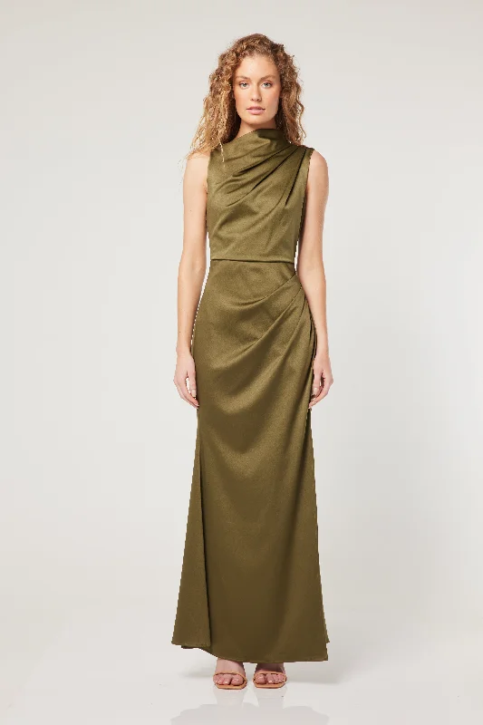 Elliatt Avalite Maxi Dress - Olive