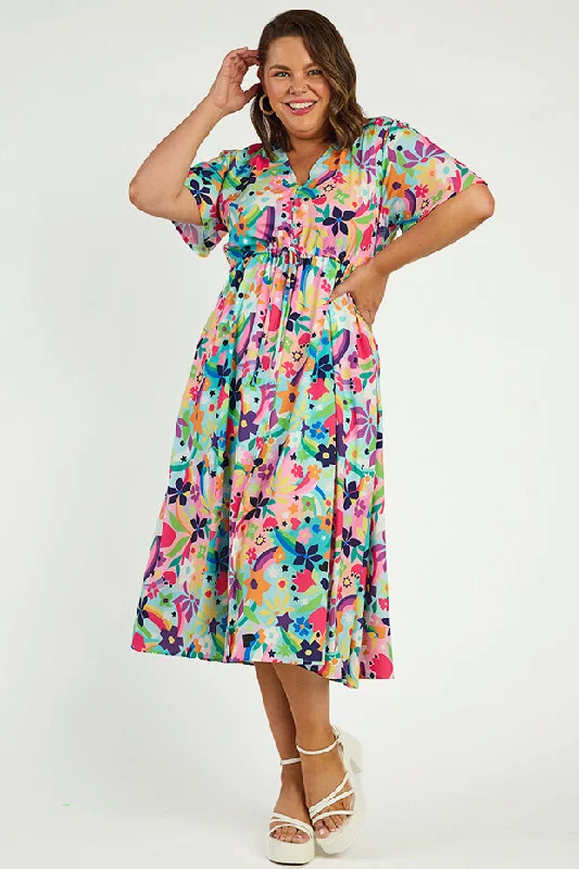 Marley Rainbow Bright Dress