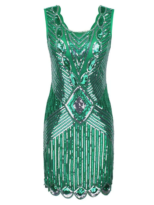 1920s Sequin Evening Dress