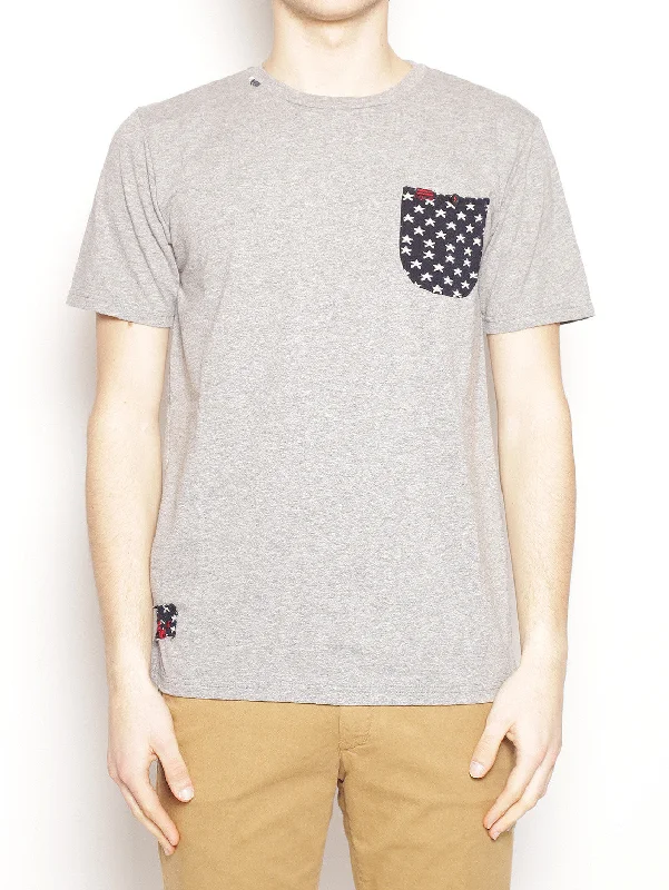 T-shir Classic Pocket Grey Melange