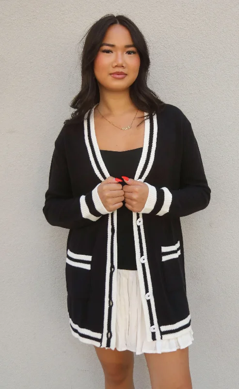 show me your mumu: lambert cardigan - black